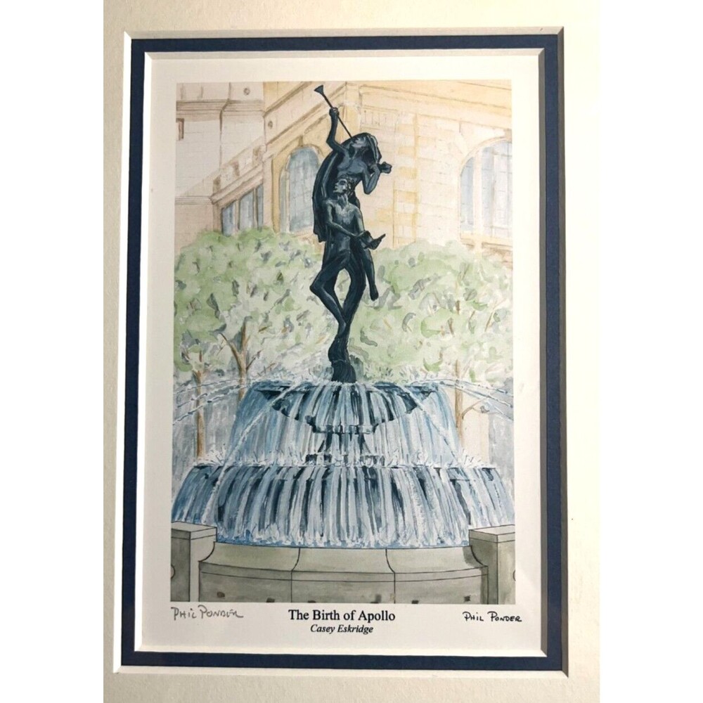 Fine Art Nashville Artist Phil Ponder Signed The Birth of Apollo Casey Eskridge